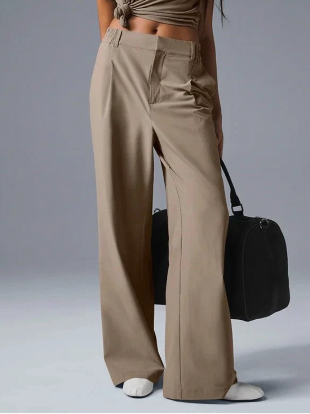 Alo Pursuit Trouser Taupe Size S